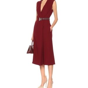 New Victoria Beckham Deep Red Dress